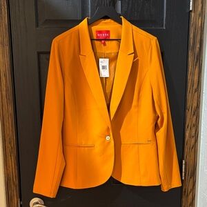 Guess Women's Bright Orange Blazer